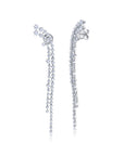 Floating Diamond Drop Earrings
