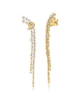 Floating Diamond Drop Earrings