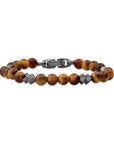 Tigers Eye Chevron Bracelet