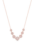 Graziela Gems - Necklace - Diamond Cascade Necklace - Rose