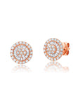 Graziela Gems - Diamond Tiny Pizza Earrings -