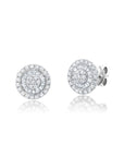Graziela Gems - Diamond Tiny Pizza Earrings -