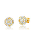 Graziela Gems - Diamond Tiny Pizza Earrings -