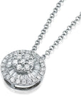 Graziela Gems - Necklace - Diamond Small Pizza Necklace -
