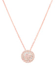 Graziela Gems - Necklace - Diamond Tiny Pizza Necklace - Rose Gold