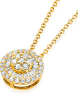 Graziela Gems - Necklace - Diamond Tiny Pizza Necklace -