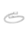 Diamond Baguette Halo Ring