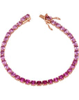Graziela Gems - Ombre Pink Sapphire Tennis Bracelet