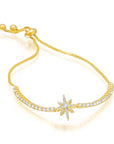 Graziela Gems - Diamond Starburst Bolo Bracelet -