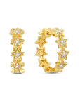 Starburst Hoop Earrings
