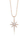 Graziela Gems - Necklace - Starburst Necklace - Rose Gold