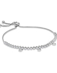 Graziela Gems - Diamond Floating Bolo Bracelet - White Gold