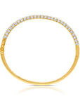 Graziela Gems - 3 Sided Diamond Bangle -
