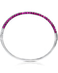 Graziela Gems - 3 Sided Ruby Bangle -