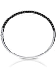 Graziela Gems - 3 Sided Black & White Diamond Bangle -