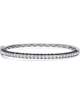 Graziela Gems - 3 Sided Black & White Diamond Bangle -