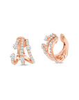 Graziela Gems - Diamond Cage Cartilage Cuff - Rose Gold
