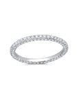 1ct Diamond 3 Sided Band