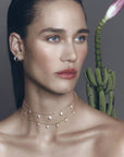 Graziela Gems - Necklace - Large Floating Diamond Necklace - 