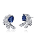 Rio Diamond & Blue Sapphire Earrings