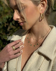 3.5 Carat Emerald Floating Necklace