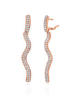 Double Rio Diamond Drop Earrings