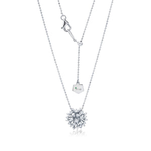Diamond Lotus Pendant