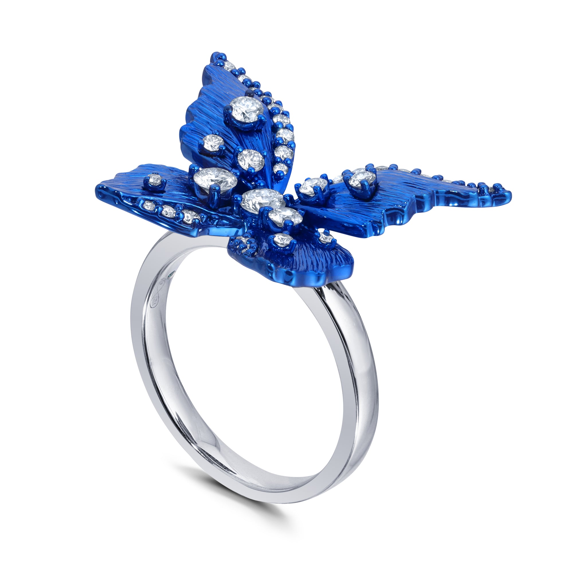 Blue Morpho Ring