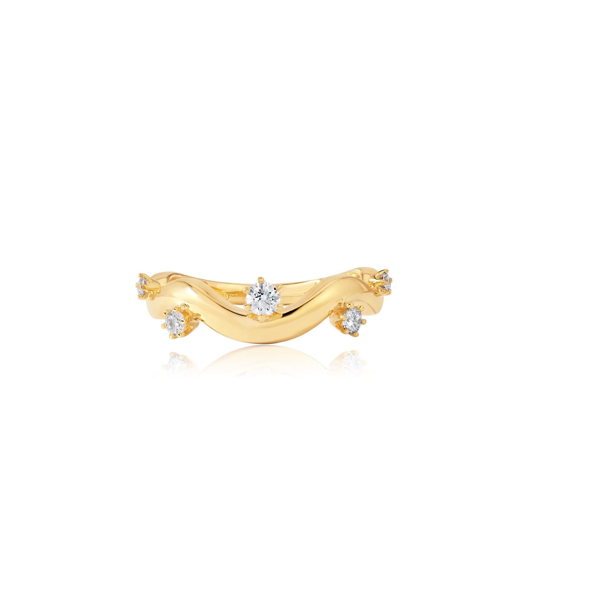 Ouro Rio Diamond Band Ring