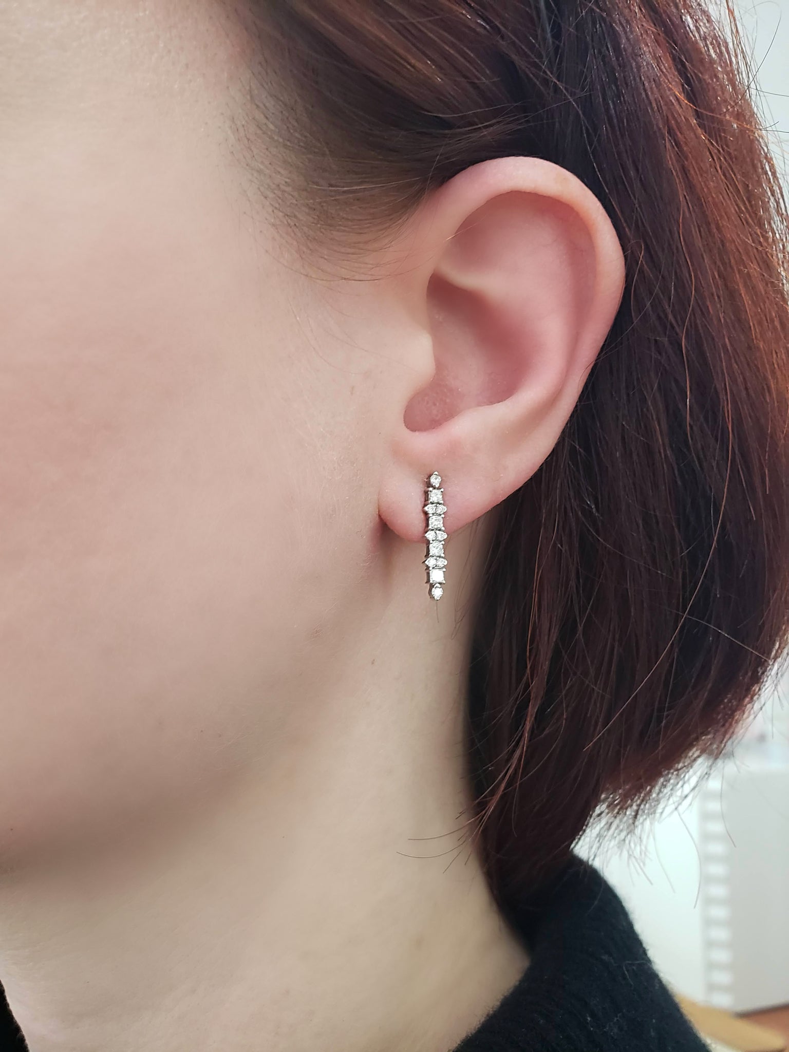 Diamond and Gold Earrings