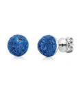 Blue Sapphire Bahia Stud Earrings