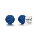 Large Blue Sapphire Bahia Stud Earrings