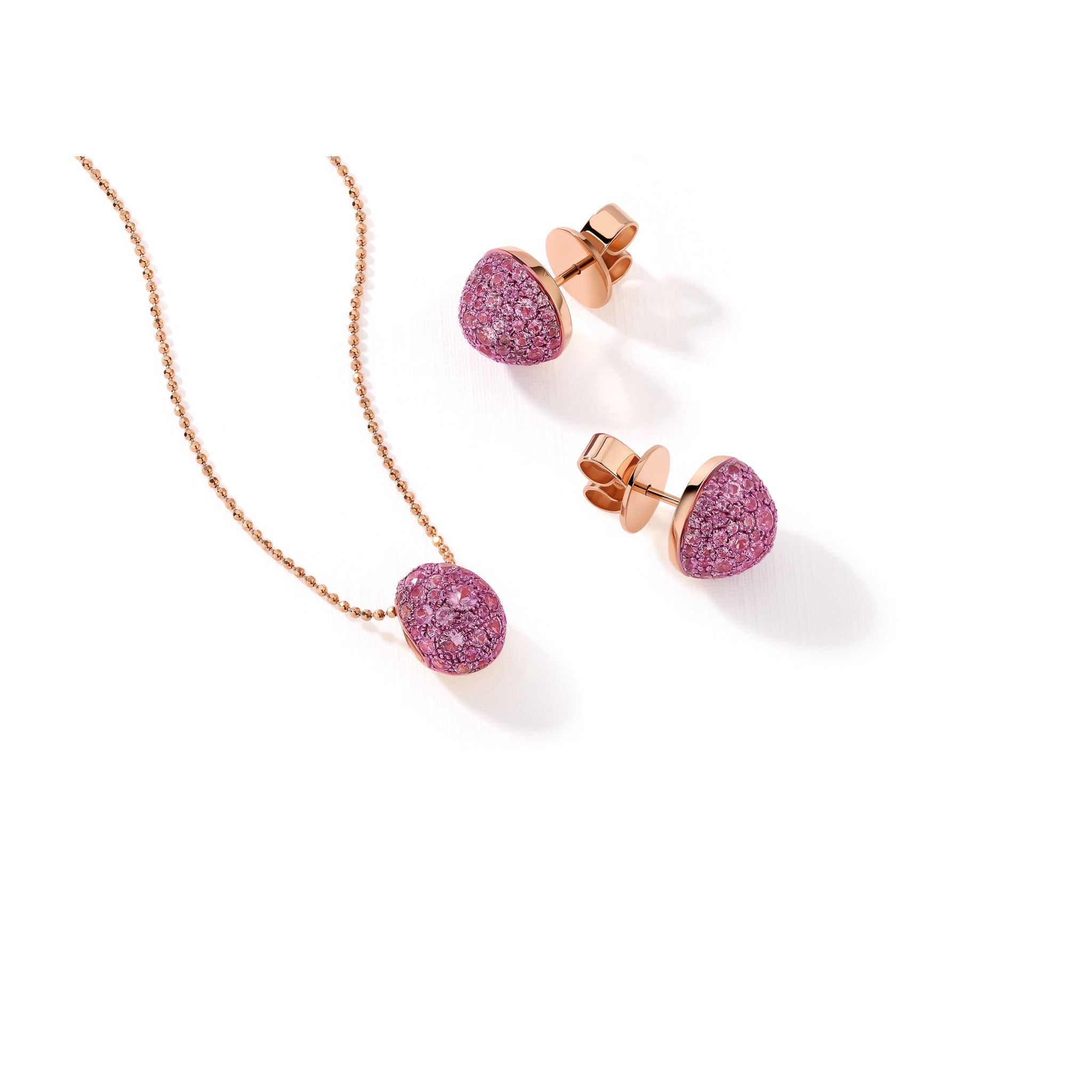 Pink Sapphire Bahia Pendant &amp; Necklace