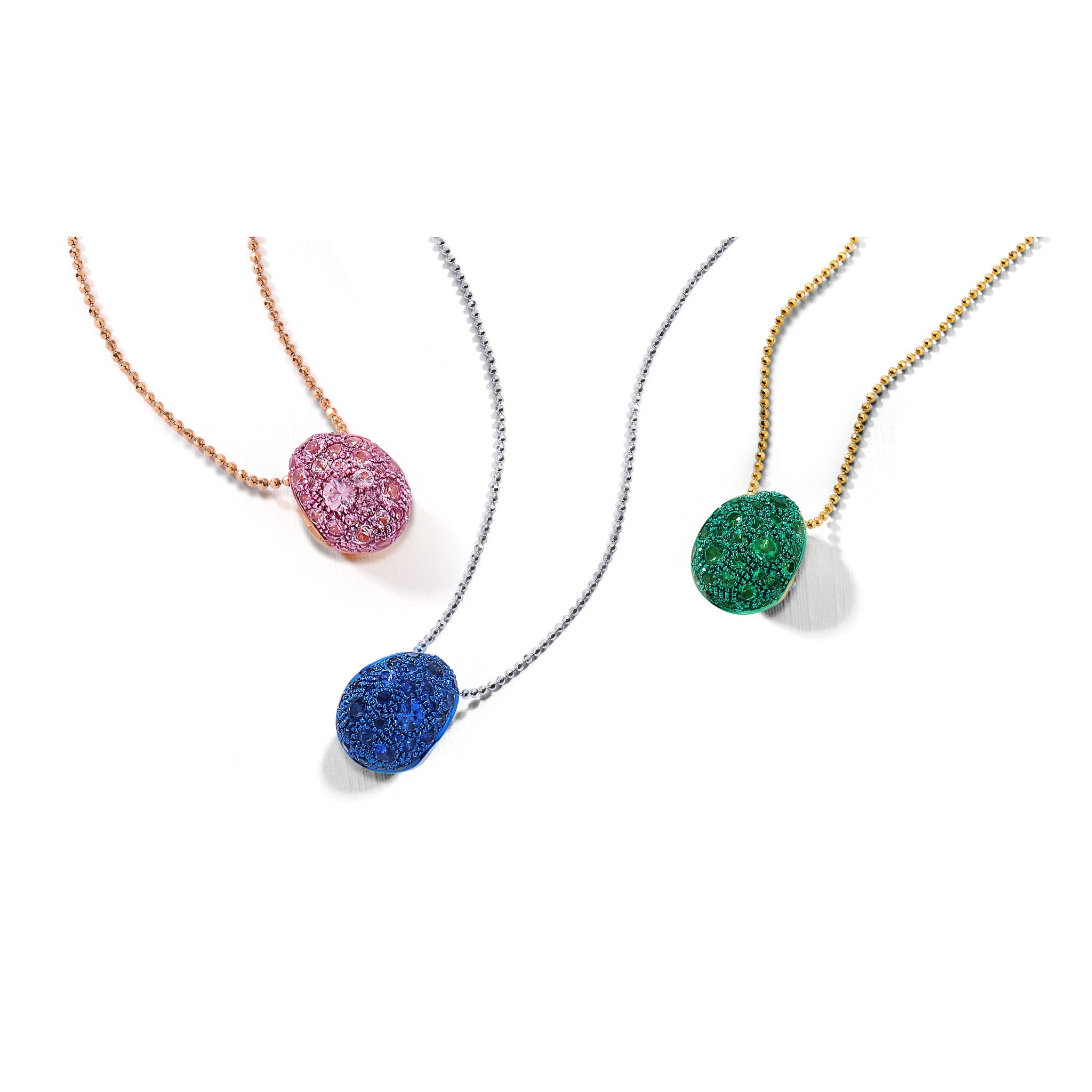 Blue Sapphire Bahia Pendant &amp; Necklace