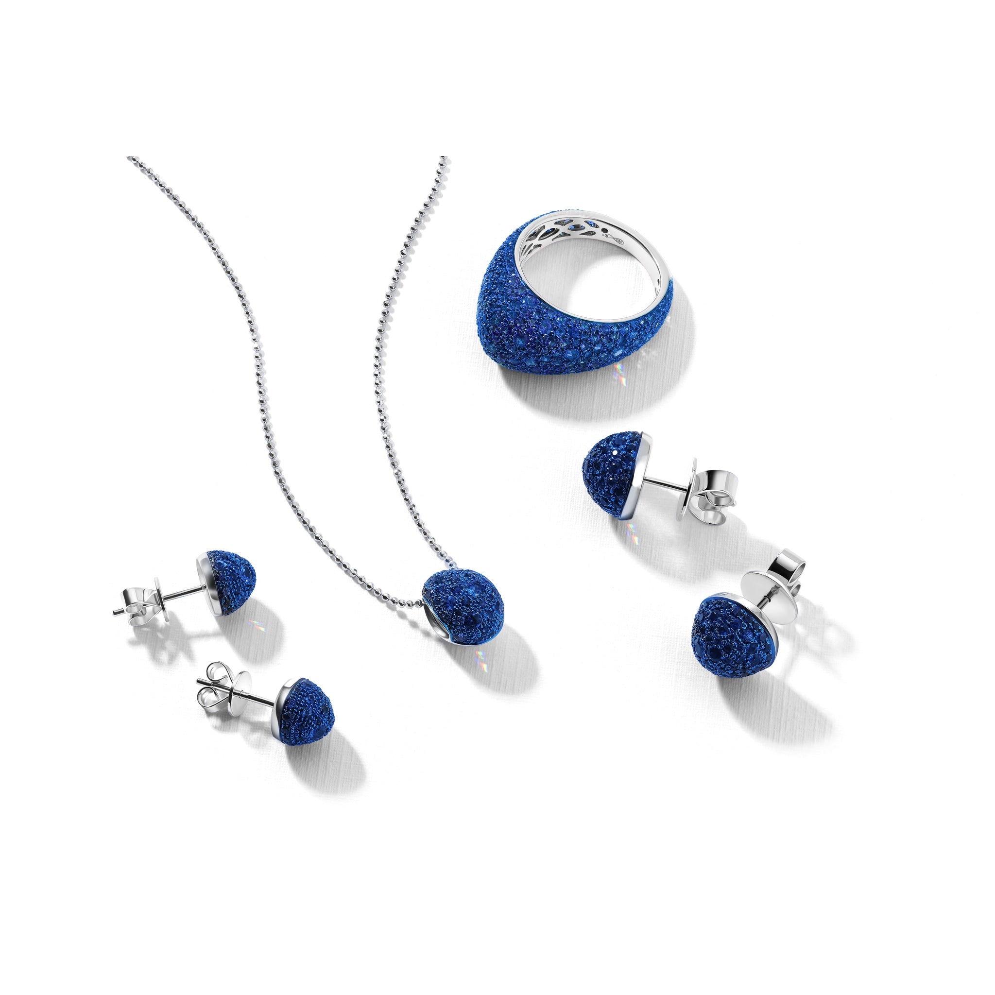 Blue Sapphire Bahia Pendant &amp; Necklace