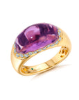 Amethyst and Diamond Bahia Ring