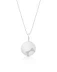 Peeking Cat Circle Pendant