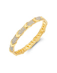 Diamond Chevron Rein Bangle