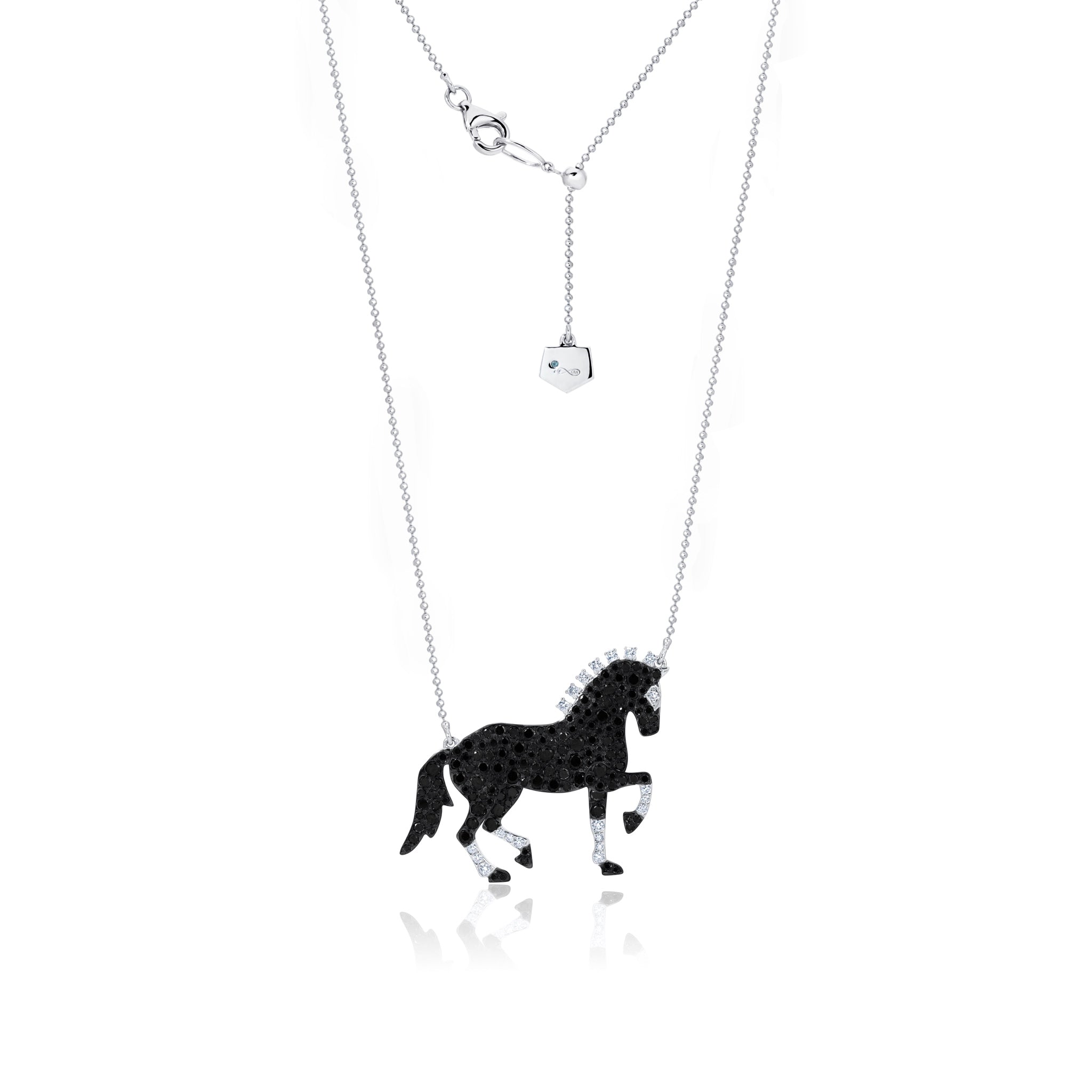 Black Diamond Dressage Necklace