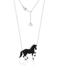 Black Diamond Dressage Necklace