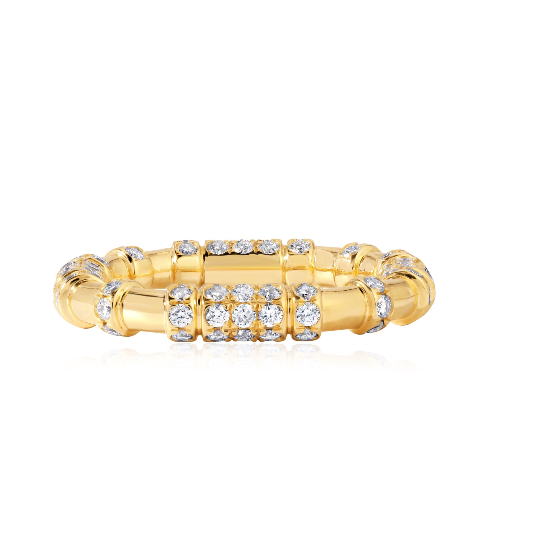 Diamond Cavaletti Band Ring