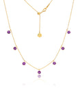 2ct Amethyst Floating Necklace