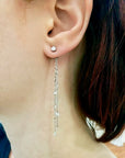 Diamond Floating Earrings