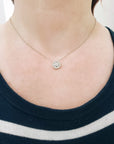 Diamond Small Pizza Necklace