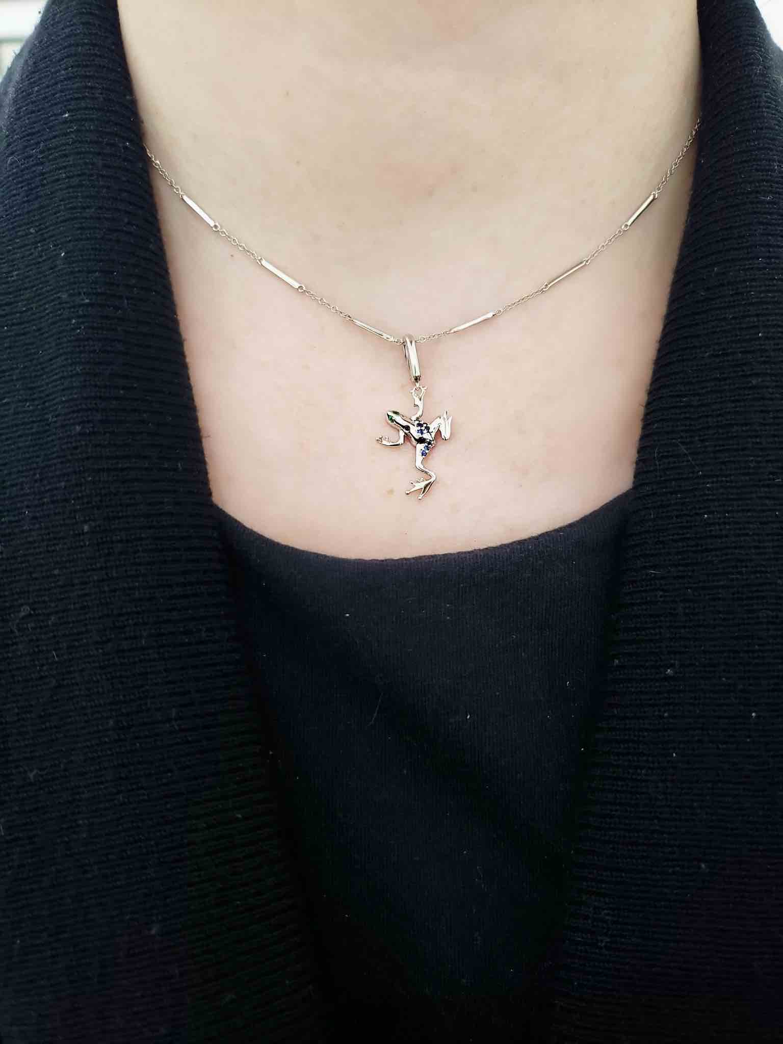 Dart Frog Icon Pendant/Charm