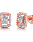 Petite Diamond Mosaic Studs