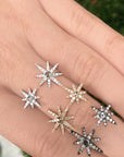 Diamond Open Starburst Ring