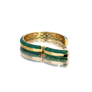 Ouro Emerald Bangle