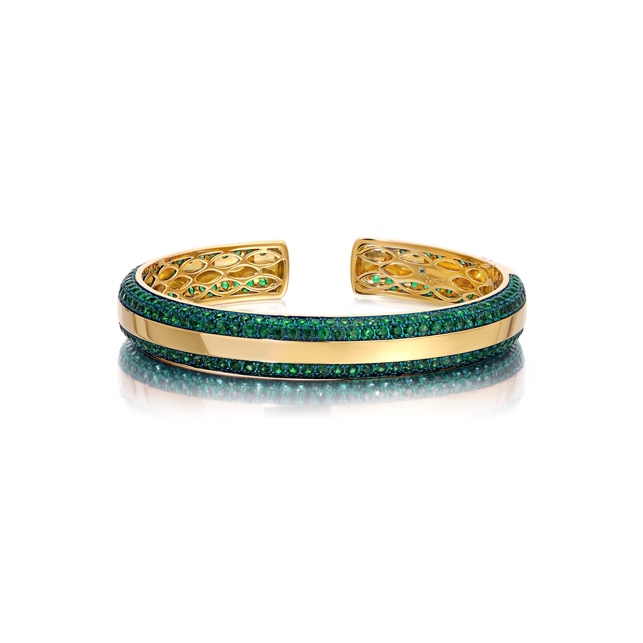 Ouro Emerald Bangle