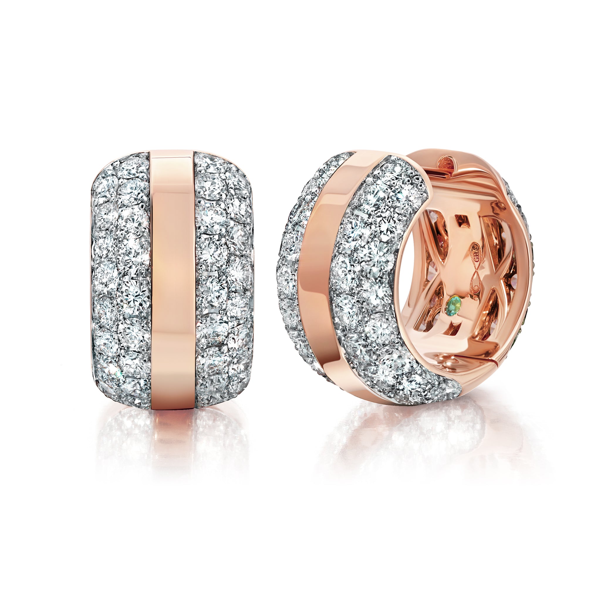 Ouro Diamond Hoop Earring